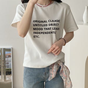 클래식 도톰 피치 반팔 티셔츠 3color