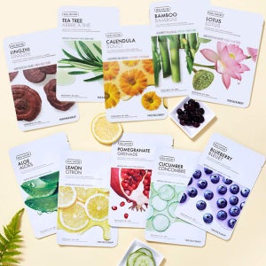 더페이스샵 갈아만든 마스크시트 20g 20개 세트 (15종)