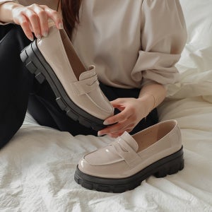 엘리사 플랫폼 페니 로퍼 (5cm)