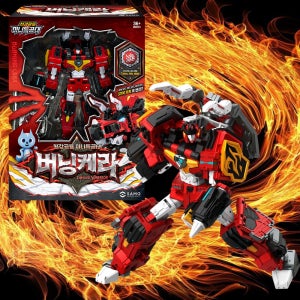 최강공룡 미니특공대 버닝케라 변신 합체 로봇 장난감