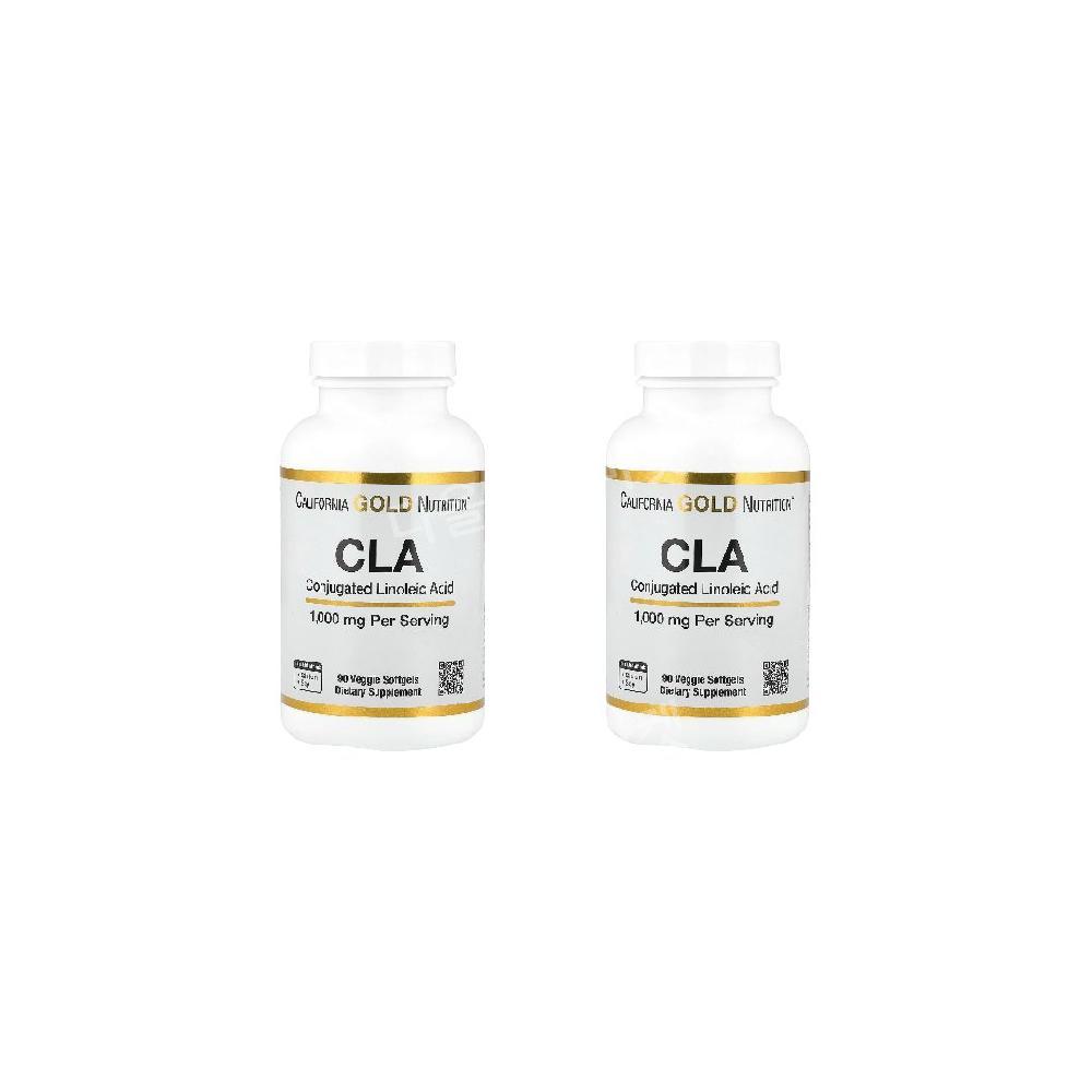 2개 CGN 리놀레산 리놀렌산 CLA영양제 공액리놀레산 1000mg 90정