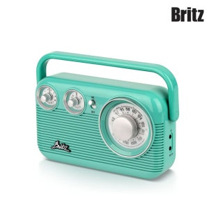 [브리츠] BZ-R891 레트로 휴대용 라디오, 민트