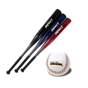 프로모릭스 임팩트 알루미늄 야구배트(소, 중, 대)+야구공 어린이 야구방망이 성인용