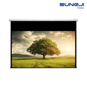 SJ-NC100W 전동스크린 스위치 노출형 총2430mm (100인치)