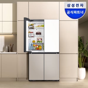 삼성 키친핏 냉장고 4도어 비스포크키친핏 맥스 빌트인 냉장고 600리터 비스코프 1등급