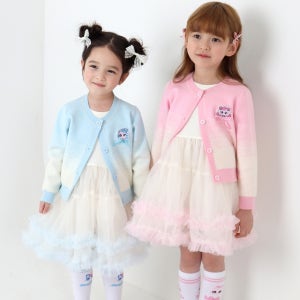 캐치티니핑 여아 퐁당 가디건 원피스 세트