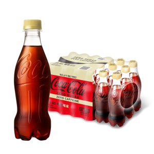 (공식) 코카-콜라 제로 제로 라벨프리 PET 370ml 18개