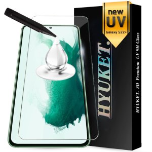 지문인식 UV 강화유리 갤럭시S22 플러스, 4매입