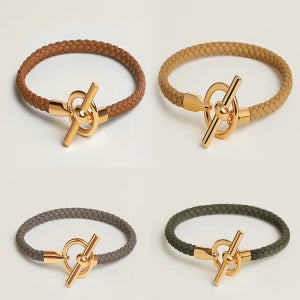 에르메스 남성 가죽 팔찌 글레난 샹달 H 명품 브레이슬릿