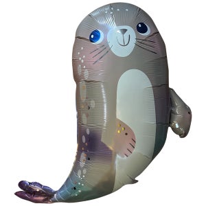 물개 바다표범 캐릭터 은박 풍선