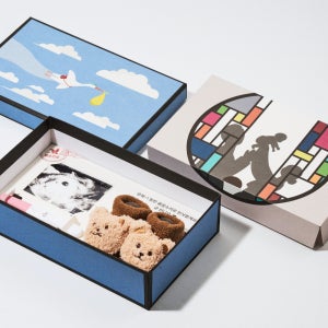 프롭스 임밍아웃 박스 올인원 세트 임신 서프라이즈 부모님 이벤트 카드 복권 고지서