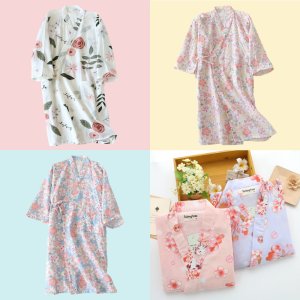 사우나 호텔 여행 잠옷 골프 샤워 가운 여름 골프장 로브 사계절 여성 라운딩 목욕가운 8종