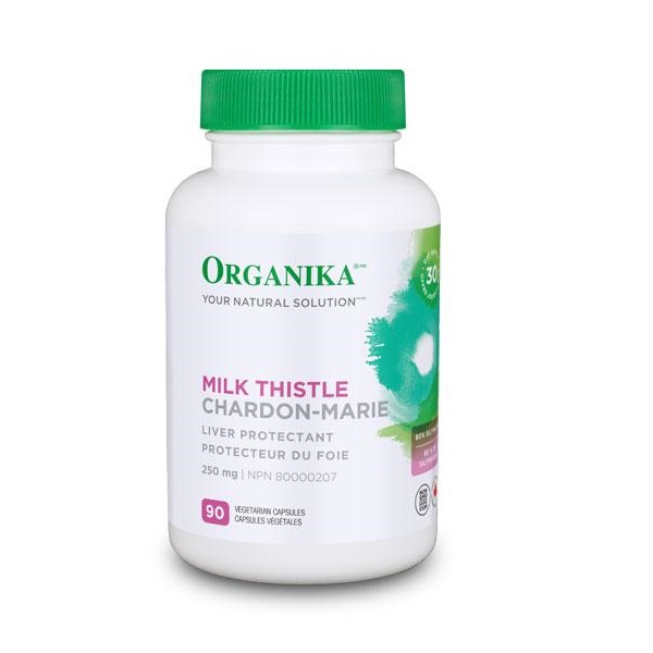 캐나다 <b>오가니카</b> 올가니카 밀크시슬 250mg 90정 전반적인 <b>간</b> 케어서포트