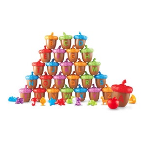 색관찰 알파벳 도토리 매칭피큐어 3세이상 유아교구 수업교구 완구 GA22313