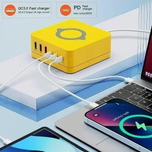 멀티충전기 다용도 무선충전기 140W GaN USB C 100W PPS PD 65W QC
