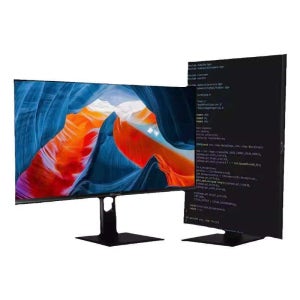 세로모니터 24 27 인치 업무용 피벗 서브 컴퓨터 FHD QHD