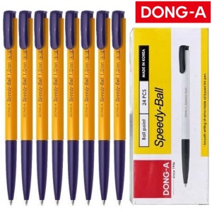 동아 스피디볼 기본 볼펜 1갑 155x45x65mm 185g 1.0mm 블루, 24개