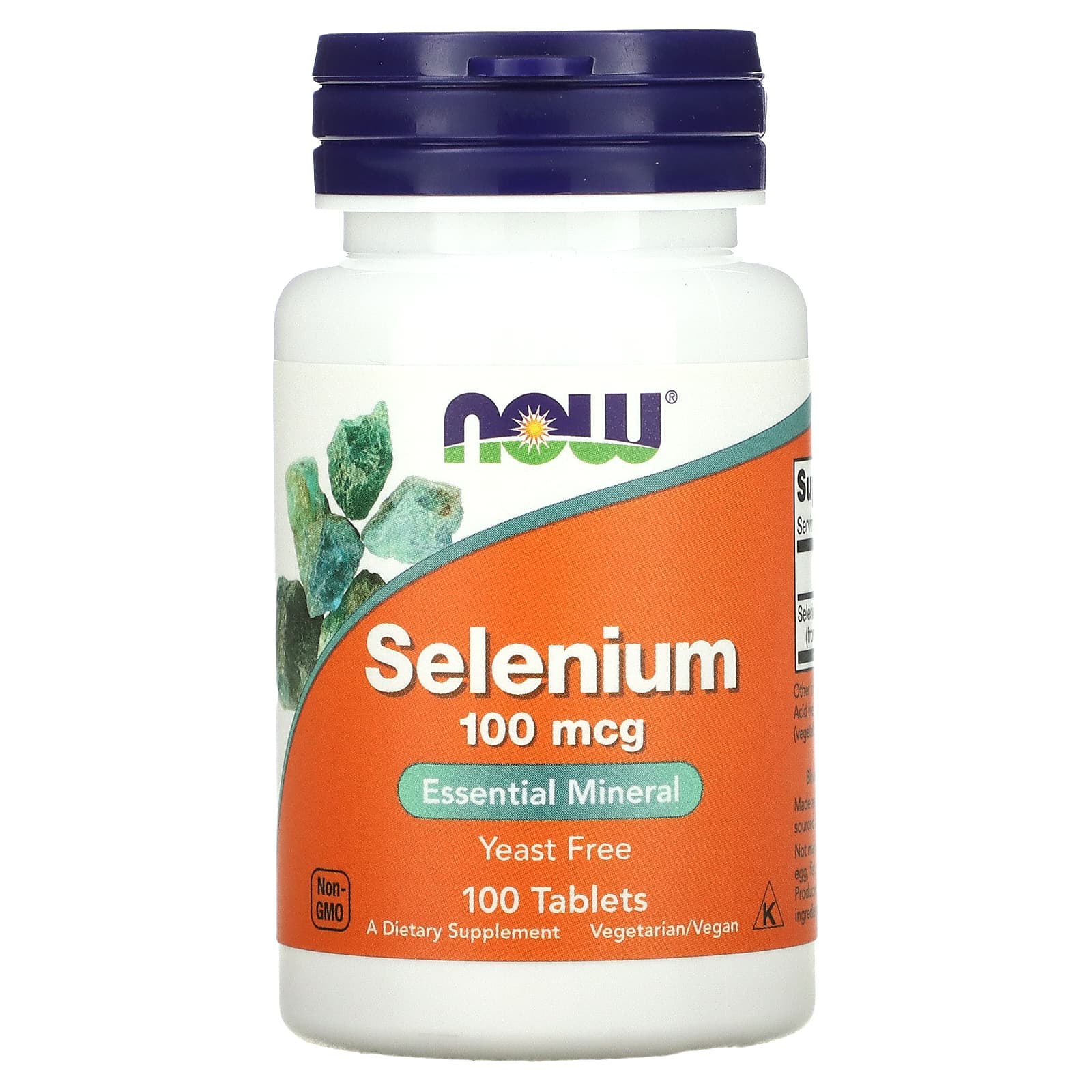 <b>NOW Foods셀레늄</b> Selenium 100mcg 100정