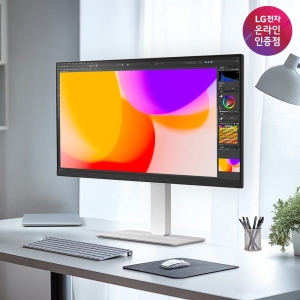 최대 30만 LG전자 27US550 68cm(27인치) 4K UHD 화이트 IPS 모니터