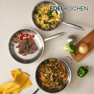 에델코첸 루체 통5중 스텐 후라이팬 28cm