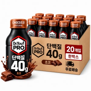 오리온 닥터유프로 단백질드링크 초코40g 350ml 헬스 음료 단백질 보충제