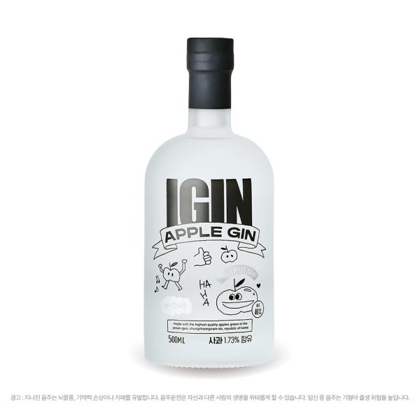 아이긴 애플진 40도 500ml 전통주 증류주
