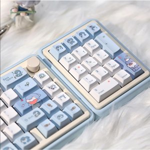 한글/영문 선택 아기상어 키캡 PBT 염료승화 (131key) 기계식 키보드 체리프로파일