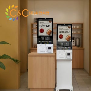 베리어프리 키오스크 무인매장 결제기 아임유 카드 결제 배리어프리