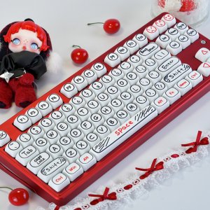 낙서 손글씨 키캡 XDA PBT 염료승화 (125key) 기계식키보드 한글/영문 각인