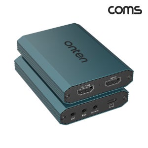 Coms HDMI 캡쳐보드 캡쳐카드 4K 실시간 모니터링 및 1080p 녹화