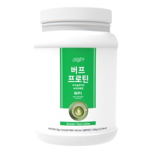버프프로틴 아이솔레이트 WPI 단백질 쉐이크 프로틴 단백질 보충제 녹차맛, 1.5kg, 1개