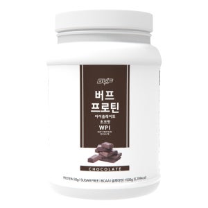 버프프로틴 아이솔레이트 WPI 단백질 쉐이크 프로틴 단백질 보충제 초코맛, 1.5kg, 1개