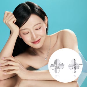 [스톤헨지] 러브 듀엣 실버 귀걸이 SA25A82U N배송