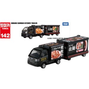롱 토미카 142 스바루 삼바 키친 트레일러