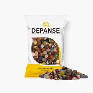 데팡스 마노석 1kg 정원 마당 화분 자갈 조약돌 화분돌 경사 규사 콩자갈