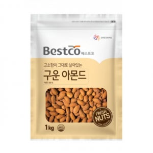 베스트코 구운 아몬드 1box (1kg x 10개)