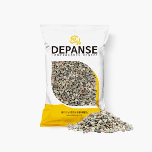 데팡스 에이비그린1kg 정원 마당 화분 자갈 조약돌 화분돌 경사 규사 콩자갈