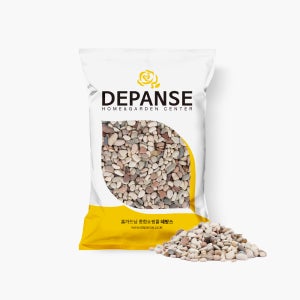 데팡스 에이케이베이지20kg 정원 마당 화분 자갈 조약돌 화분돌 경사 규사 콩자갈