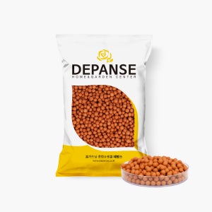 데팡스 황토볼 25kg 고급 세라믹볼 정원 마당 화분 자갈 조약돌 콩자갈