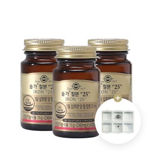 솔가 철분제 25 60캡슐, 3개