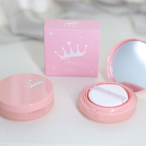 스킨레시피 공주썬쿠션 SPF50+ 키즈 화장품 유아 메이크업 아동 어린이선쿠션 로제썬쿠션