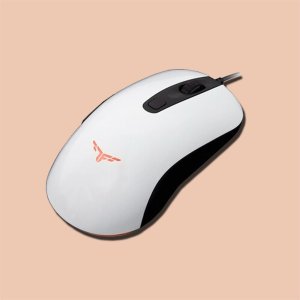 한성 TFG M4 3389 화이트 유선 PC방 게임용 FPS 배그 가성비 게이밍 마우스