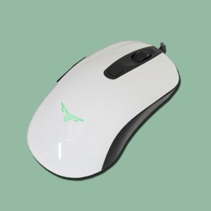 한성 MLv.67 80G 센서 FPS PC방 게임용 가성비 유선 화이트 고성능 게이밍 마우스