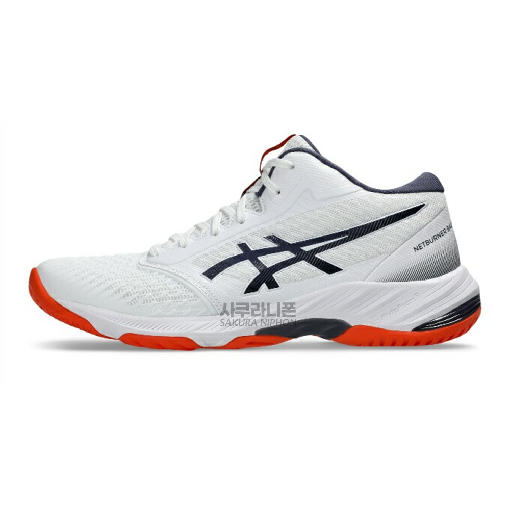 아식스 배구화 남여 NTBRNR BLSTC FF MT3 1053A056 화이트 인디고 포그