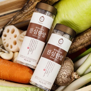 진심한알 코인육수 만능 시크릿 고체육수 2병 1세트 동전육수 한알