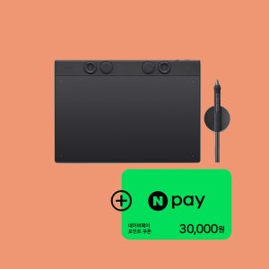 와콤 인튜어스프로 PTK670 중형 전문가용 펜타블렛 드로잉패드 웹툰 그래픽타블렛