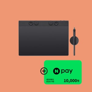 와콤 인튜어스프로 PTK670 중형 전문가용 펜타블렛 드로잉패드 웹툰 그래픽타블렛