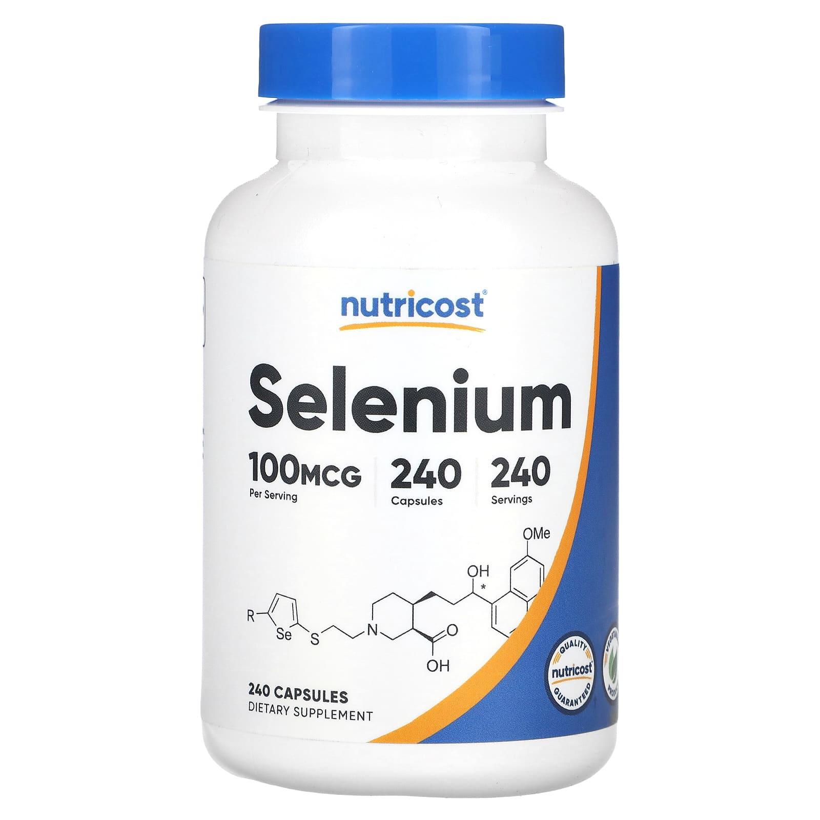 <b>Nutricost 셀레늄</b> Selenium100mcg 캡슐 240정