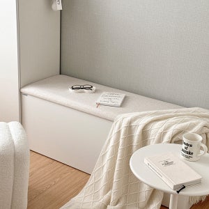 트루베퍼니처 감각 1200 낮은 쿠션 벤치 2인용 3인용 수납의자 카페 벤치수납장 식탁의자