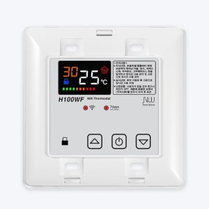 써브텍 필름난방 IOT 스마트 온도조절기 고용량 H100WF 매립형 6KW